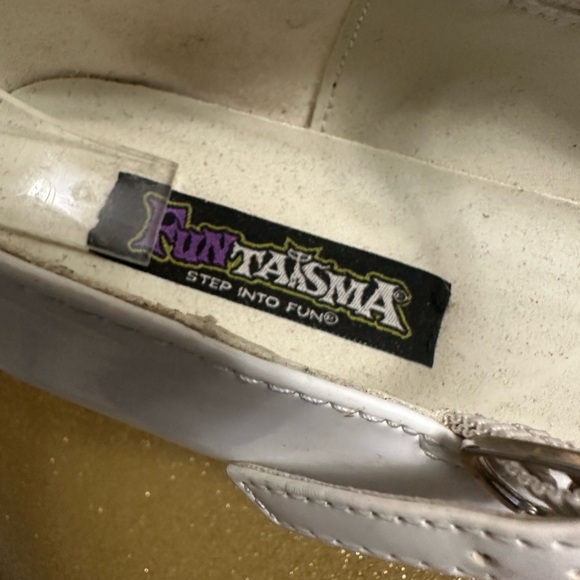 Pleaser White School Girl Mary Janes Costume Heels Drag Queen Crossdresser 9 - Picture 3 of 6